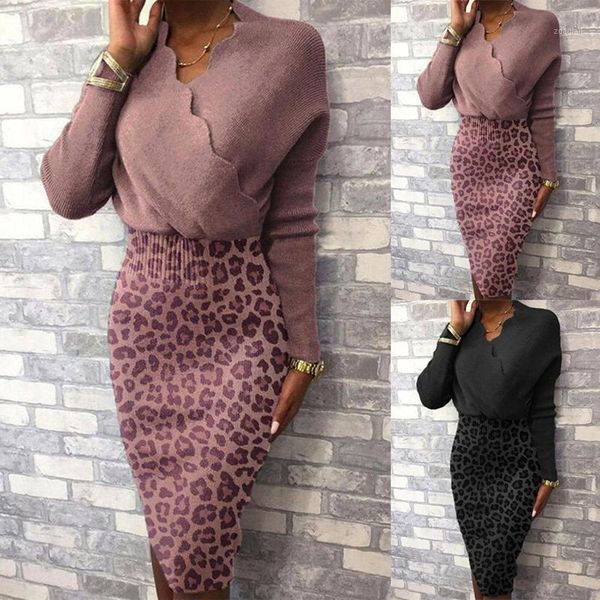 casual dresses women autumn winter long sleeve v neck leopard patchwork bodycon party dress, Black;gray
casual dresses women autumn winter long sleeve v neck leopard patchwork bodycon party dress, Black;gray