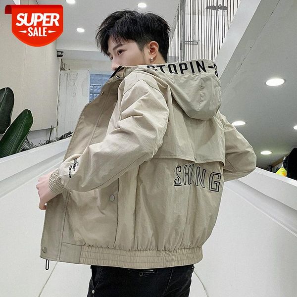 men's fashion letter embroidered hooded jacket casual simple long sleeve #oh0l, Black;brown
men's fashion letter embroidered hooded jacket casual simple long sleeve #oh0l, Black;brown