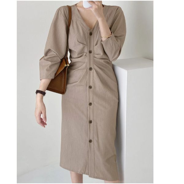2021 new nova mulher outono inverno estilo coreano vestidos botes de cintura alta elegante senhora do escritrio plissado vestido slido ouvr, Black;gray
2021 new nova mulher outono inverno estilo coreano vestidos botes de cintura alta elegante senhora do escritrio plissado vestido slido ouvr, Black;gray