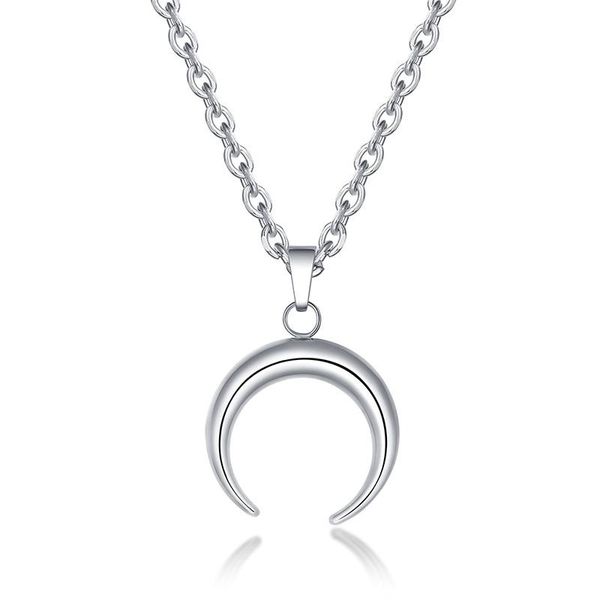 pendant necklaces half moon necklace stainless steel crescent ox horn choker women delicate kolye jewelry demi lune shape accessories gift, Silver
pendant necklaces half moon necklace stainless steel crescent ox horn choker women delicate kolye jewelry demi lune shape accessories gift, Silver