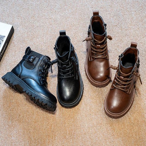 boots autumn winter style children' high-quality non-slip anti-collision casual sports boy' soft leather shoes, Black;grey
boots autumn winter style children' high-quality non-slip anti-collision casual sports boy' soft leather shoes, Black;grey