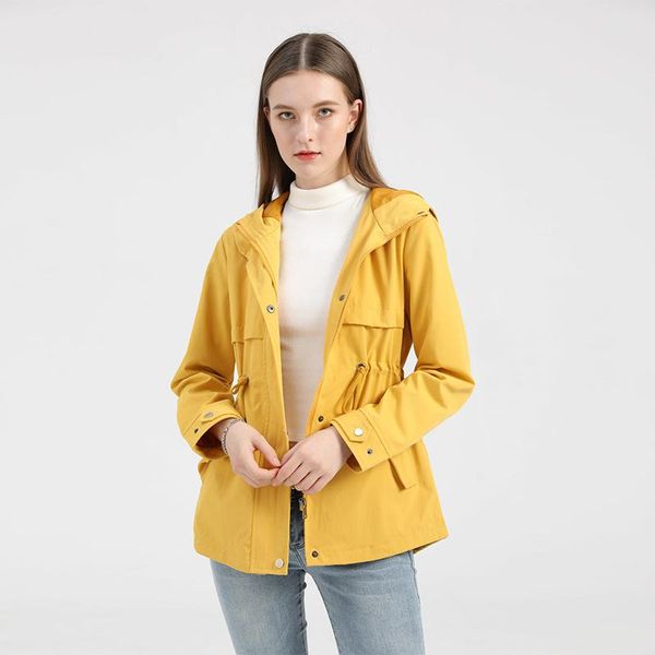 women's trench coats women autumn winter coat fashion solid long sleeve hooded jacket elegant zipper lace up waist pocket female clothe, Tan;black
women's trench coats women autumn winter coat fashion solid long sleeve hooded jacket elegant zipper lace up waist pocket female clothe, Tan;black