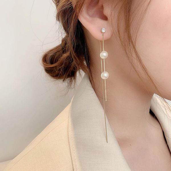 dangle & chandelier earrings minimalist jewelry fashion 2021 trend tassels long pearl korean gold hanging unusual gift for women pendants, Silver
dangle & chandelier earrings minimalist jewelry fashion 2021 trend tassels long pearl korean gold hanging unusual gift for women pendants, Silver