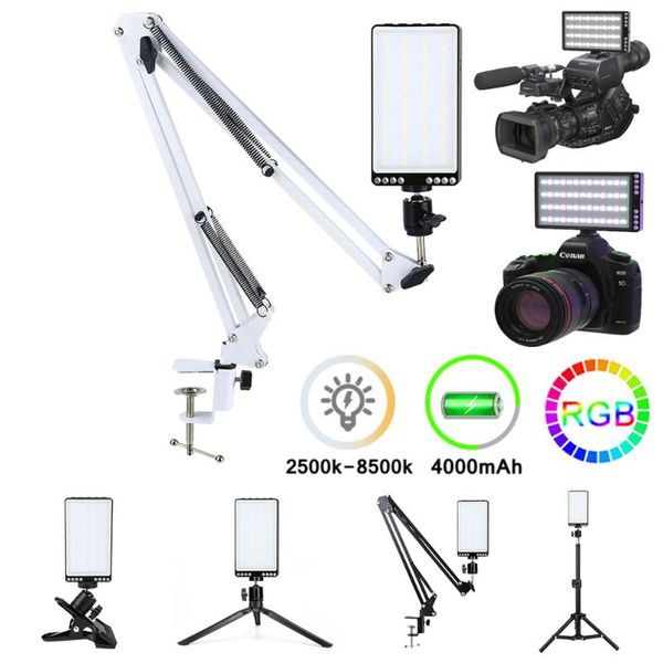 mini rgb video light with tripod stand portable pgraphy lighting panel dimmable led fill lamp for phone camera p studio
mini rgb video light with tripod stand portable pgraphy lighting panel dimmable led fill lamp for phone camera p studio