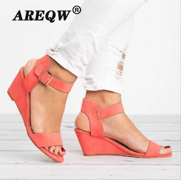 2021 large size open toe summer sandals woman shoes hook&loop wedge heels comfortable shoes women zapatos mujer, Black
2021 large size open toe summer sandals woman shoes hook&loop wedge heels comfortable shoes women zapatos mujer, Black