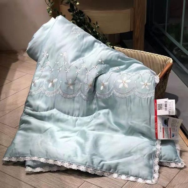 comforters & sets summer washed tencel quilt embroidered lace spring and autumn thin washable twin queen bedding
comforters & sets summer washed tencel quilt embroidered lace spring and autumn thin washable twin queen bedding