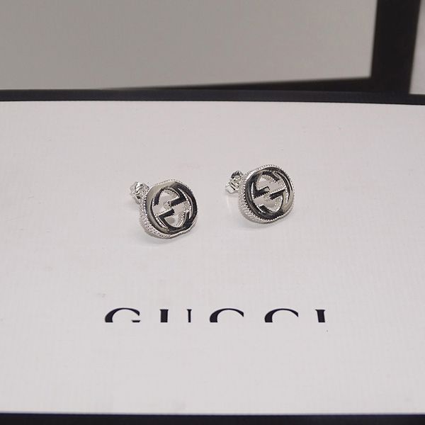 design jewelry 925 double letter interlocking earrings temperament fashion simple net red live broadcast with goods, Golden;silver
design jewelry 925 double letter interlocking earrings temperament fashion simple net red live broadcast with goods, Golden;silver