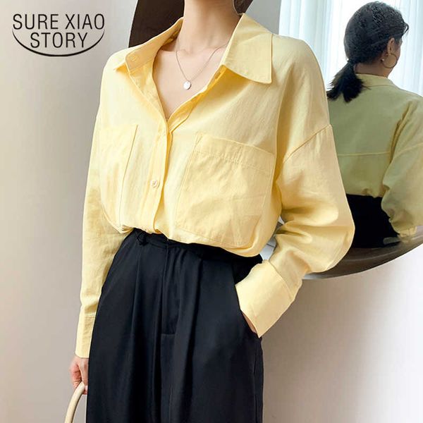 autumn casual plus size loose cotton women blouse solid button cardigan long shirts women long sleeve blusas mujer 10109 210528, White
autumn casual plus size loose cotton women blouse solid button cardigan long shirts women long sleeve blusas mujer 10109 210528, White