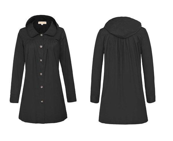 women's trench coats ladies casual solid button lapel collar long coat outwear women autumn sleeve hooded, Tan;black
women's trench coats ladies casual solid button lapel collar long coat outwear women autumn sleeve hooded, Tan;black
