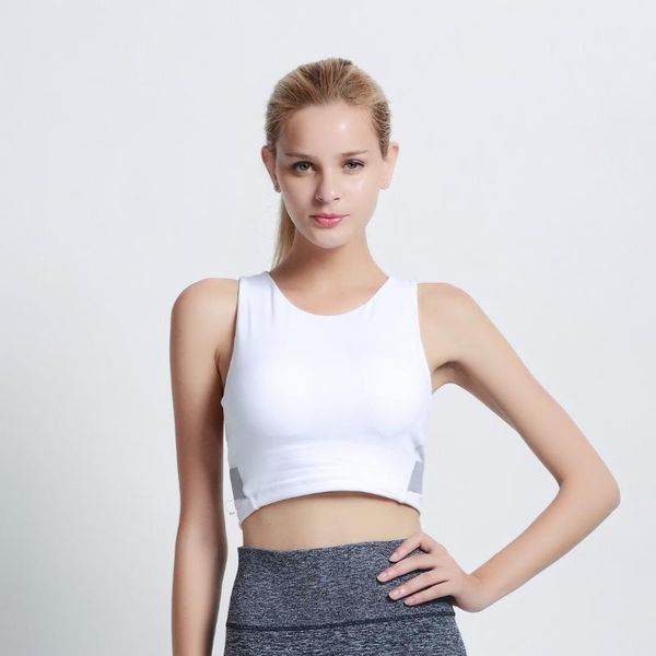 gym clothing style of high-collar fitness running yoga bra with exquisite, elegant and fashionable back splicing sport special clearance, White;black
gym clothing style of high-collar fitness running yoga bra with exquisite, elegant and fashionable back splicing sport special clearance, White;black