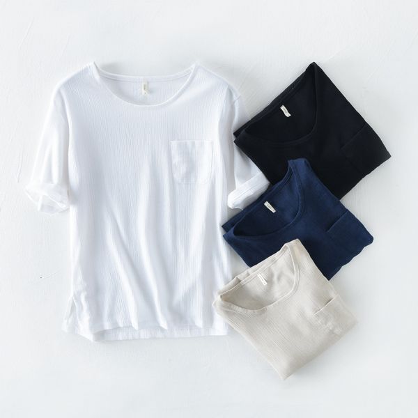 t shirt spring summer cotton hemp men's round neck short sleeve loose solid color linen blend, White;black
t shirt spring summer cotton hemp men's round neck short sleeve loose solid color linen blend, White;black