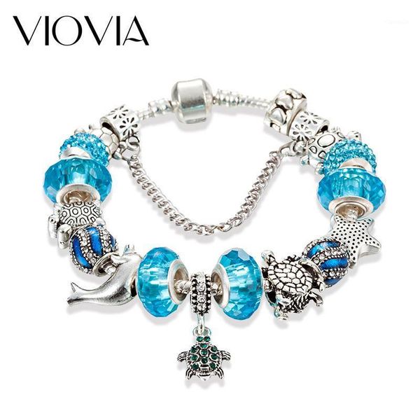 charm bracelets viovia sea series bracelet& bangles blue crystal dolphin bracelet for women tortoise pendant jewelry b17015, Golden;silver
charm bracelets viovia sea series bracelet& bangles blue crystal dolphin bracelet for women tortoise pendant jewelry b17015, Golden;silver