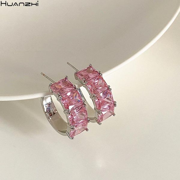 hoop & huggie huanzhi 2021 s925 korean pink crystal c-shaped rhinestone geometric round earring for women girls party jewelry gifts, Golden;silver
hoop & huggie huanzhi 2021 s925 korean pink crystal c-shaped rhinestone geometric round earring for women girls party jewelry gifts, Golden;silver