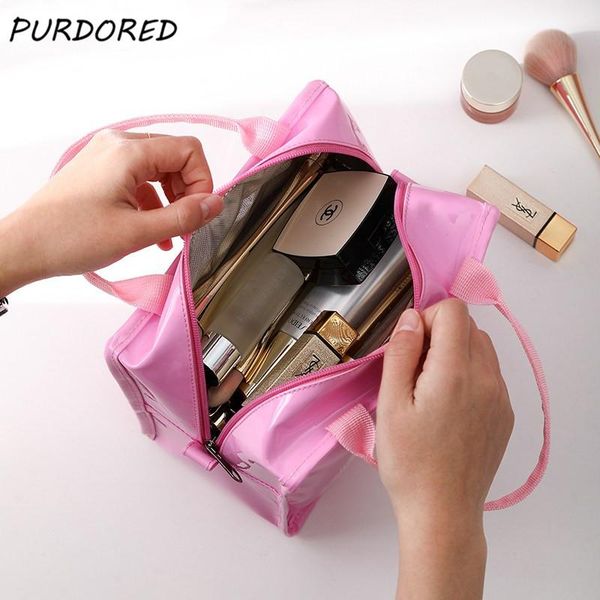cosmetic bags & cases purdored 1 pc candy color women makeup bag leather waterproof travel large portable toiletry case
cosmetic bags & cases purdored 1 pc candy color women makeup bag leather waterproof travel large portable toiletry case