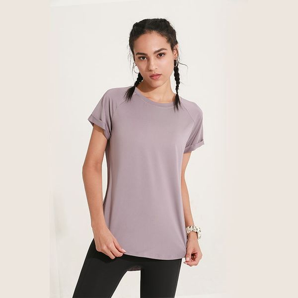luxury women's tracksuits yoga yoga mat short sleeve t-shirt loose and breathable fork back source factory casual women's cloth, Gray
luxury women's tracksuits yoga yoga mat short sleeve t-shirt loose and breathable fork back source factory casual women's cloth, Gray