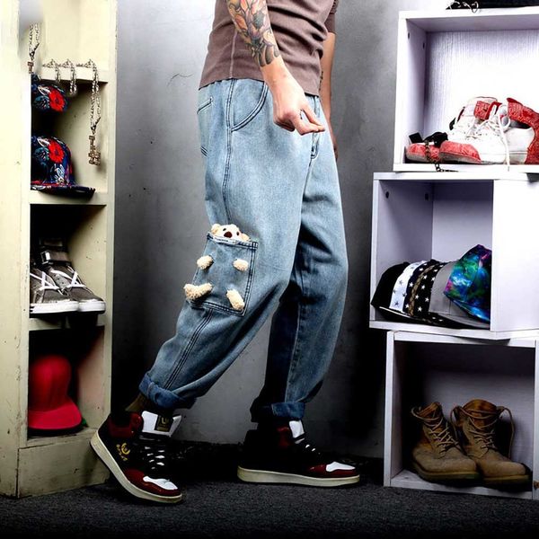 2021 new fashionable harem casual denim of loose men cargo hiphop brim pants m6qi, Blue
2021 new fashionable harem casual denim of loose men cargo hiphop brim pants m6qi, Blue