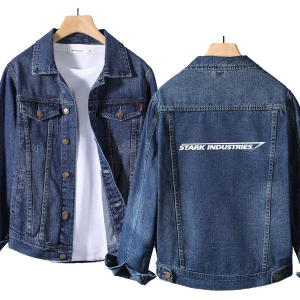 men's jackets stark mens denim streetwear jeans jacket outwear coat oversized hole male clothes size m-5xl, Black;brown
men's jackets stark mens denim streetwear jeans jacket outwear coat oversized hole male clothes size m-5xl, Black;brown