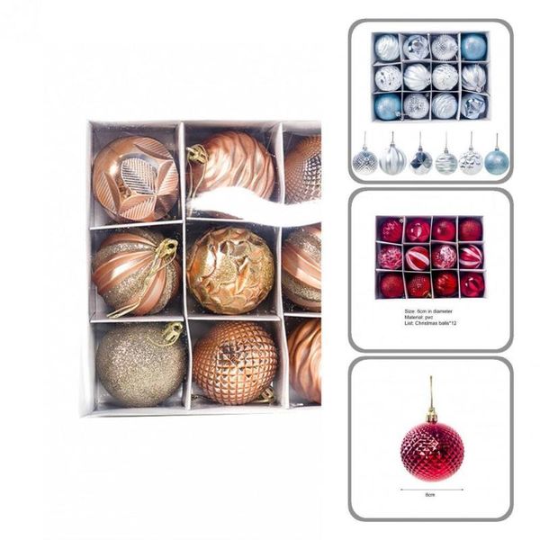 party decoration practical 1 box excellent christmas ornament balls decor lightweight no odor for living room
party decoration practical 1 box excellent christmas ornament balls decor lightweight no odor for living room