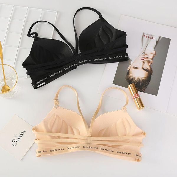 Bras Fashion Seamless Front Open Bra Daily Push-up Adjustable Shoulder Strap Underwear Solid Color Women's 3/4 Cup, Red;black
Bras Fashion Seamless Front Open Bra Daily Push-up Adjustable Shoulder Strap Underwear Solid Color Women's 3/4 Cup, Red;black