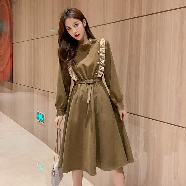 casual dresses vicone elegant split women dress long sleeve a-line female 2021 vintage, Black;gray
casual dresses vicone elegant split women dress long sleeve a-line female 2021 vintage, Black;gray
