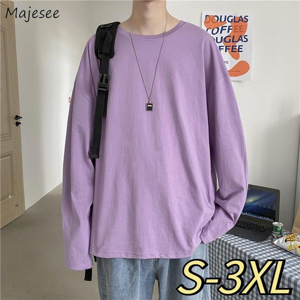 men's t-shirts long sleeve men loose simple solid round neck couple basic plus size s-3xl trendy barajuku bf korean style streetwear, White;black
men's t-shirts long sleeve men loose simple solid round neck couple basic plus size s-3xl trendy barajuku bf korean style streetwear, White;black