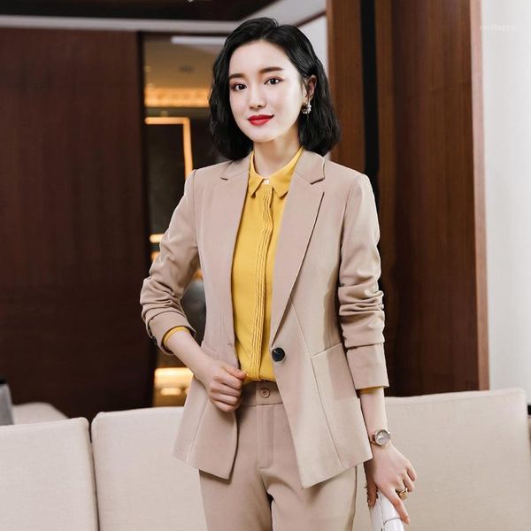 women's two piece pants autumn and winter high-quality professional office suit two-piece fashion solid color ladies jacket casual trou, White
women's two piece pants autumn and winter high-quality professional office suit two-piece fashion solid color ladies jacket casual trou, White