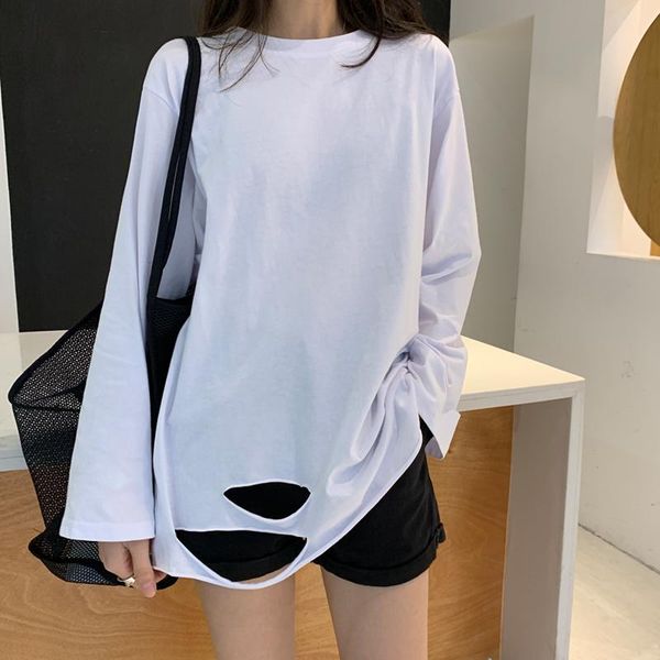 women's t-shirt 100% cotton white female oversized long sleeve woman tshirts spring 2021 camisetas de mujer pph3896
women's t-shirt 100% cotton white female oversized long sleeve woman tshirts spring 2021 camisetas de mujer pph3896