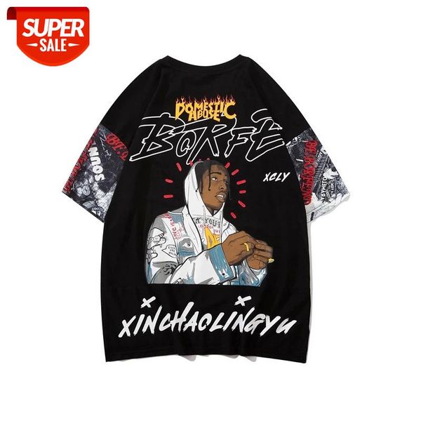 seveyfan 2021 summer men's hip hop t-shirts fashion pockets cartoon printed tees short sleeve cotton for male #9u6p, White;black
seveyfan 2021 summer men's hip hop t-shirts fashion pockets cartoon printed tees short sleeve cotton for male #9u6p, White;black