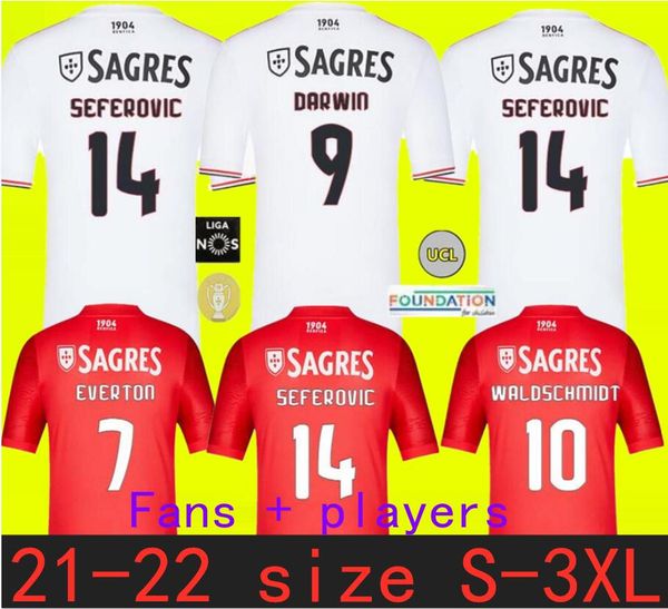 player version 21 22 benfica soccer jerseys home away otamendi grimaldo 2021 2022 rafa jota pizzi rúben t seferovic pedrinho football shirt, Black;yellow
player version 21 22 benfica soccer jerseys home away otamendi grimaldo 2021 2022 rafa jota pizzi rúben t seferovic pedrinho football shirt, Black;yellow