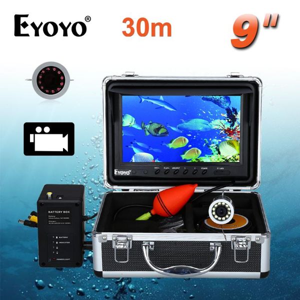fish finder eyoyo wf09 9" lcd monitor 30m 1000tvl fishing camera underwater dvr video cam 12pcs ir infrared led ice lake boat
fish finder eyoyo wf09 9" lcd monitor 30m 1000tvl fishing camera underwater dvr video cam 12pcs ir infrared led ice lake boat