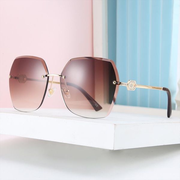 rhinestone glasses leg female sunglasses rimless cat eye women fashion frameless shades uv400 50265, White;black
rhinestone glasses leg female sunglasses rimless cat eye women fashion frameless shades uv400 50265, White;black