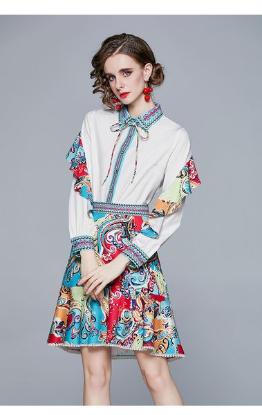 2021 fashion spring suit pearl women's dress lapel lotus leaf hem long-sleeved white shirt fishtail skirt two-piece suit, Black;pink
2021 fashion spring suit pearl women's dress lapel lotus leaf hem long-sleeved white shirt fishtail skirt two-piece suit, Black;pink