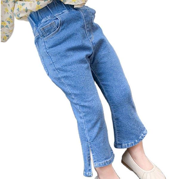 jeans spring and autumn korean style western children's trousers baby fall flared pants with slits p5687, Blue
jeans spring and autumn korean style western children's trousers baby fall flared pants with slits p5687, Blue