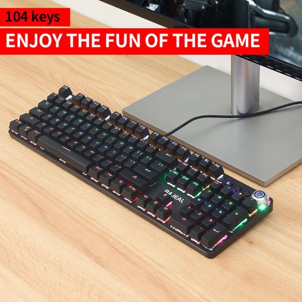 108 keys usb wired colorful backlight gaming mechanical keyboard for windows mac professional ultra-slim wired keyboard
108 keys usb wired colorful backlight gaming mechanical keyboard for windows mac professional ultra-slim wired keyboard