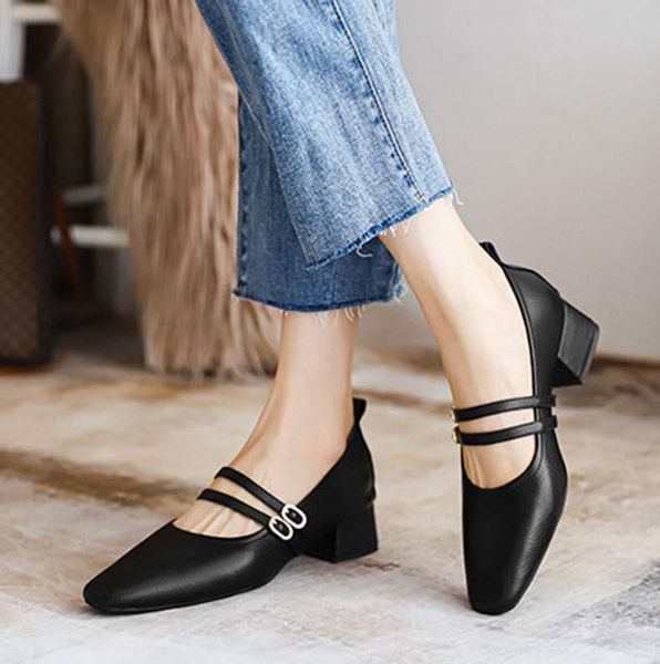 dress shoes lihuamao strap mary jane for women high heel office lady mule comfort soft pointed toe hook loop party dancing, Black
dress shoes lihuamao strap mary jane for women high heel office lady mule comfort soft pointed toe hook loop party dancing, Black