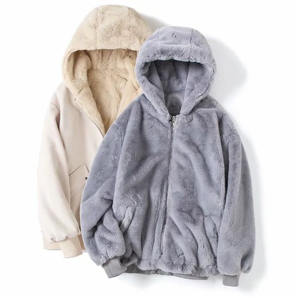 2021 new xc winter womenswear artificial fur both sides the european and american wind faux suede lambs wool coat x2qp, Black;brown
2021 new xc winter womenswear artificial fur both sides the european and american wind faux suede lambs wool coat x2qp, Black;brown