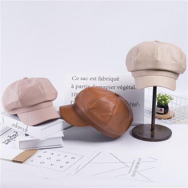 autumn winter fashion pu leather adjustable beret hat women girls solid octagonal sboy cap painter caps berets, Blue;gray
autumn winter fashion pu leather adjustable beret hat women girls solid octagonal sboy cap painter caps berets, Blue;gray