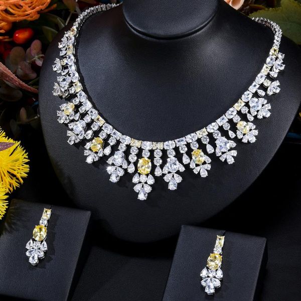 earrings & necklace godki luxury flowers ladies wedding and earring sets cubic zirconia dubai bridal jewelry set 2021 dress accessories, Silver
earrings & necklace godki luxury flowers ladies wedding and earring sets cubic zirconia dubai bridal jewelry set 2021 dress accessories, Silver