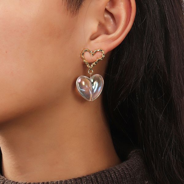 ez3361 fashion jewelry creative magic love simple metal hollow heart earrings, Silver
ez3361 fashion jewelry creative magic love simple metal hollow heart earrings, Silver