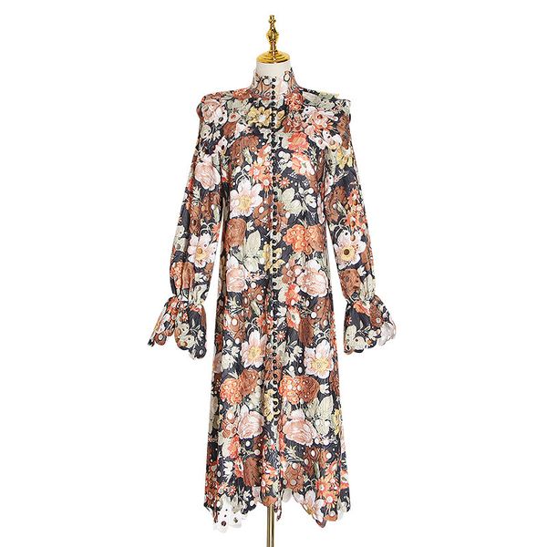 new 2021 designer women's long sleeve gorgeous floral hollow out embroidery buttons tiw1, Black;gray
new 2021 designer women's long sleeve gorgeous floral hollow out embroidery buttons tiw1, Black;gray