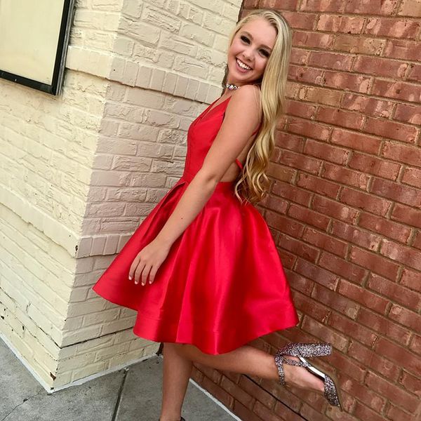 party dresses a line short homecoming v neck sleeveless cocktail dress criss cross backless vestidos de fiesta, White;black
party dresses a line short homecoming v neck sleeveless cocktail dress criss cross backless vestidos de fiesta, White;black