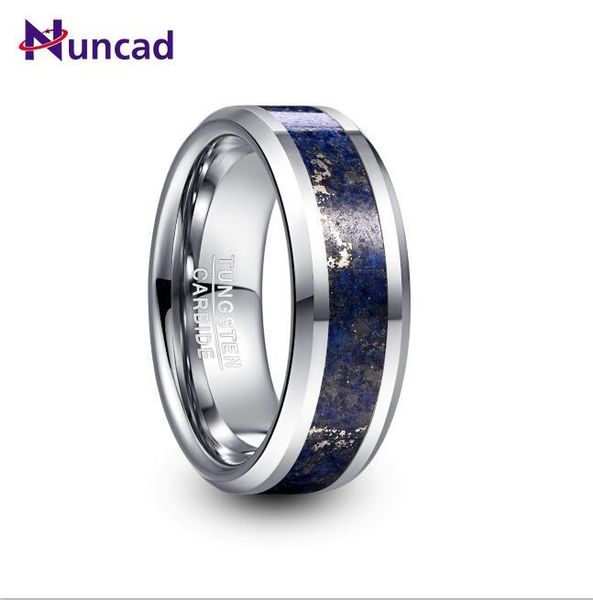 wedding rings nuncad 8mm wide tungsten carbide ring engagement steel color inlaid lapis lazuli men's t230r, Slivery;golden
wedding rings nuncad 8mm wide tungsten carbide ring engagement steel color inlaid lapis lazuli men's t230r, Slivery;golden