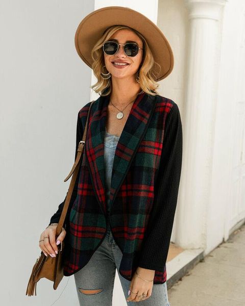 women's jackets autumn winter warm fashion women waterfall plaid coat jacket ladies holiday long sleeve cardigan, Black;brown
women's jackets autumn winter warm fashion women waterfall plaid coat jacket ladies holiday long sleeve cardigan, Black;brown
