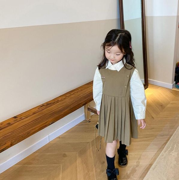 girl's dresses 2021 style girls draped dress fashion autumn cotton 1-8 years qa506, Red;yellow
girl's dresses 2021 style girls draped dress fashion autumn cotton 1-8 years qa506, Red;yellow
