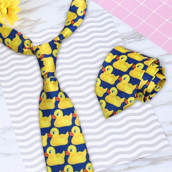 bow ties 2021 stylish ducky tie creative cartoon dry quickly polyester comfortable cosplay suitable for many occasions, Black;gray 
bow ties 2021 stylish ducky tie creative cartoon dry quickly polyester comfortable cosplay suitable for many occasions, Black;gray