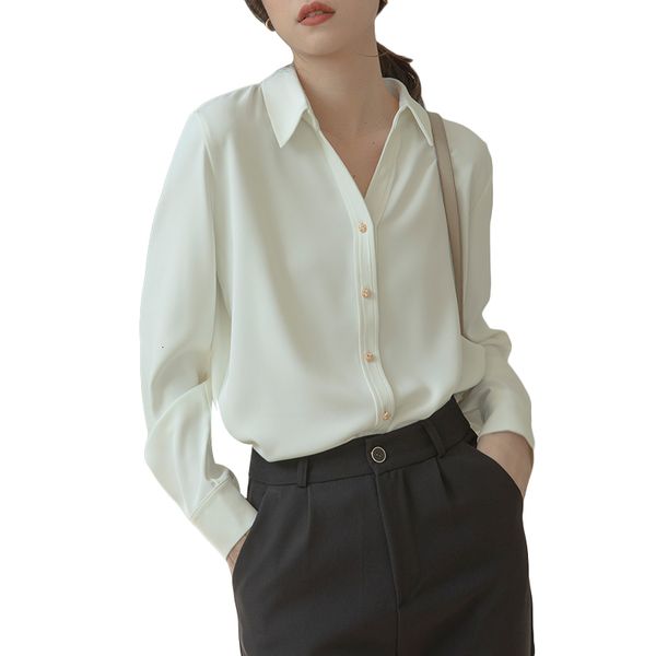 women's shirts and women's lapels and casual white shirt long sleeve loose senior spring 2021 clothes big for women wj40, Black
women's shirts and women's lapels and casual white shirt long sleeve loose senior spring 2021 clothes big for women wj40, Black