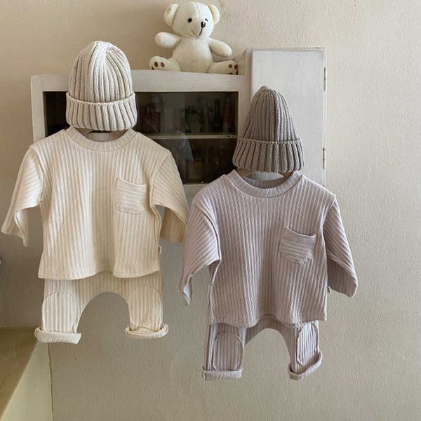 baby ribbed clothes set 2021 new infant girl casual long sleeve toddler boys big pp pants children knitted clothes suit g1023, White
baby ribbed clothes set 2021 new infant girl casual long sleeve toddler boys big pp pants children knitted clothes suit g1023, White