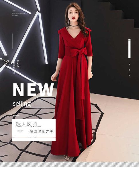 luxury party evening dress bridal toast 2021 summer and autumn temperament thin red long wedding thank you banquet evening dr, Black;gray
luxury party evening dress bridal toast 2021 summer and autumn temperament thin red long wedding thank you banquet evening dr, Black;gray