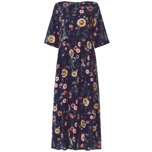 2021 will see new ladies half-sleeve the neck of vintage casual floral feast print thin waist adjustment elegant long maxi dress aw36, Black;gray
2021 will see new ladies half-sleeve the neck of vintage casual floral feast print thin waist adjustment elegant long maxi dress aw36, Black;gray