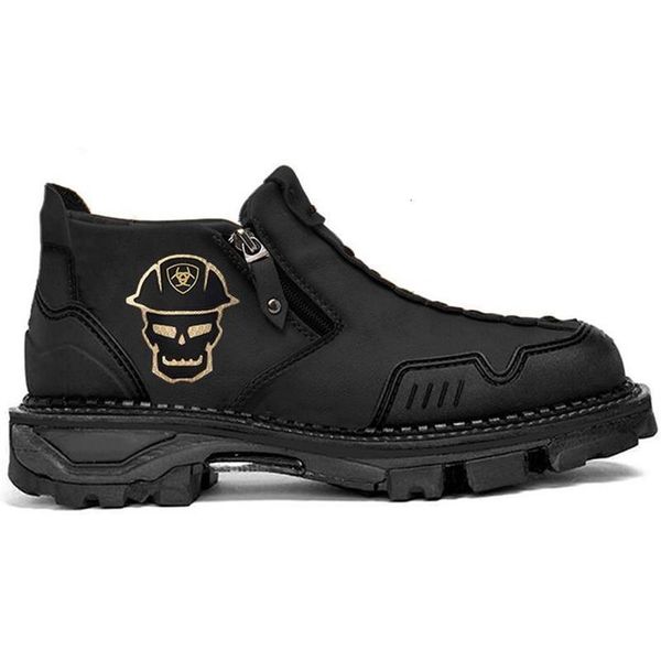 dress shoes novos sapatos masculinos moda casual tendência legal artesanal cor sólida plutônio grosso sola com capuz lado do crânio zÃper bo, Black
dress shoes novos sapatos masculinos moda casual tendência legal artesanal cor sólida plutônio grosso sola com capuz lado do crânio zÃper bo, Black